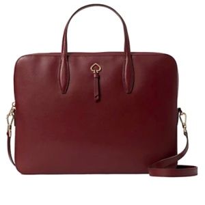 Kate Spade Leather Laptop bag with strap.